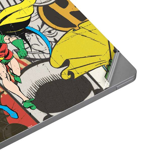 DC Comics Batman and Robin Vintage Action Pose Universal Laptop 15in (12.2 x 8.8in) Skin